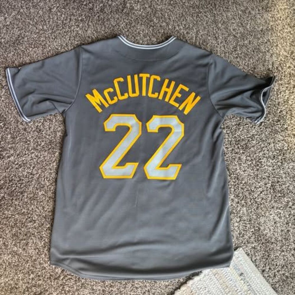 Andrew McCutchen Pirates Jersey Grey - Size M